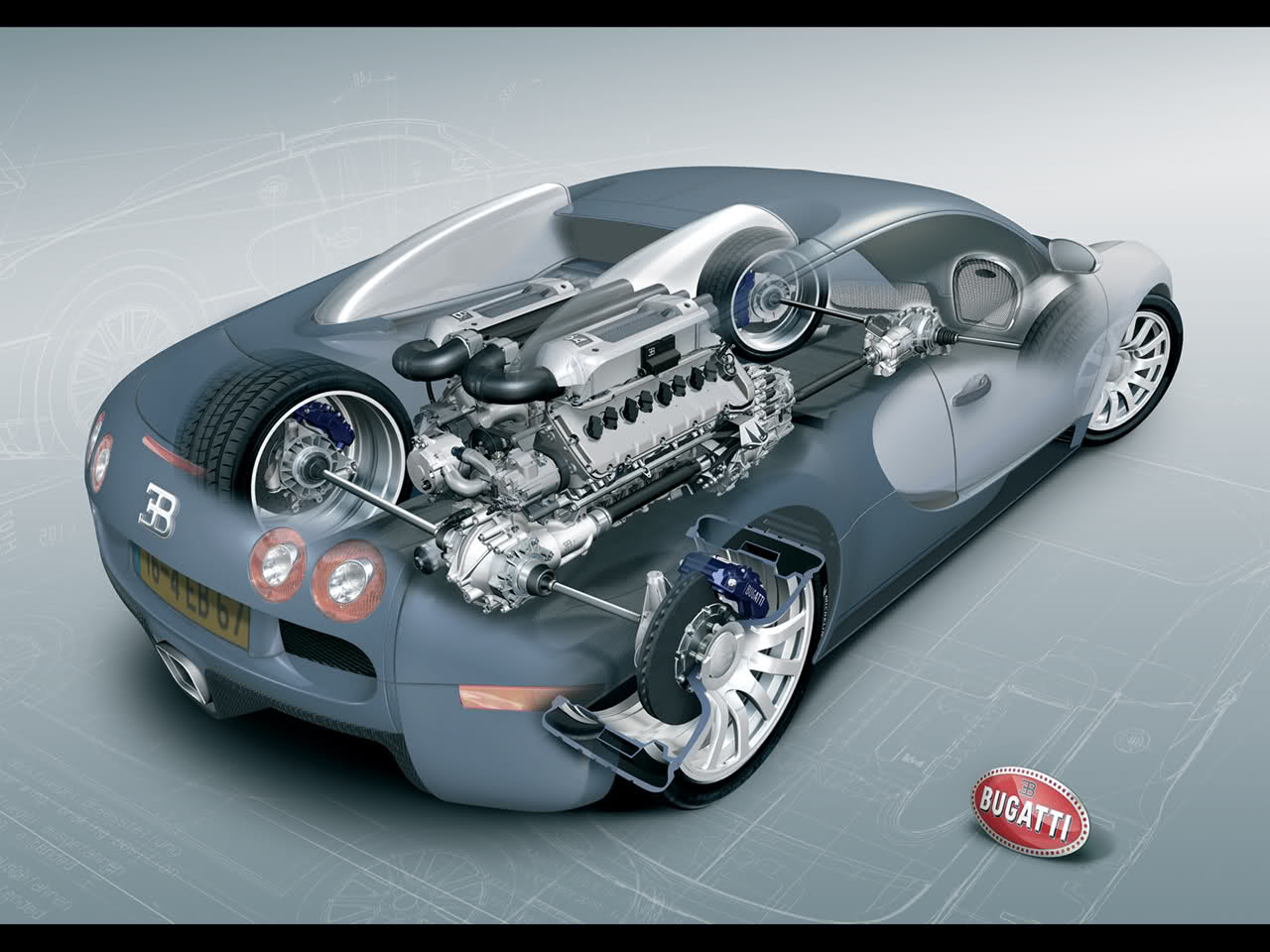 سریع ترین ماشین دنیا Bugatti Veyron