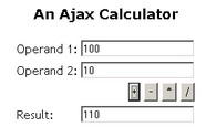 ایجاد یک ماشین حساب مبتنی بر Ajax