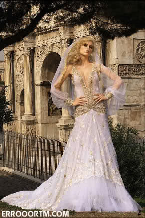 لباس عروس لبناني