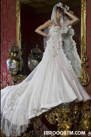 لباس عروس لبناني