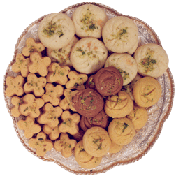 نان نخودچی خانگی شیرینی مخصوص عید