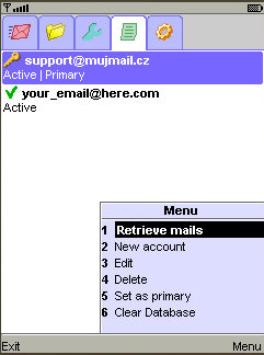 برنامه قوی چک کردن ایمیل MujMail v1.08.08 (جاوا)