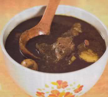 خورش قورمه سبزي با سینه مرغ