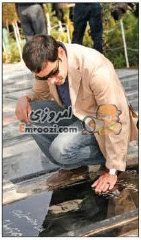 عکس های شهاب حسینی در غسالخانه بهشت زهرا!