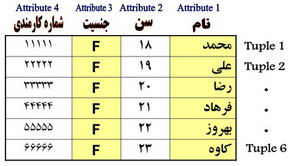 بانک های اطلاعاتی رابطه ای : مفاهيم و تعاريف