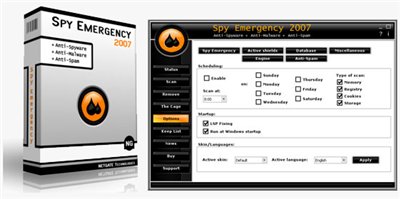 پاکسازی انواع نرم افزارهای جاسوسی , تبلیغاتی و مخرب با Spy Emergency 7.0.805.0