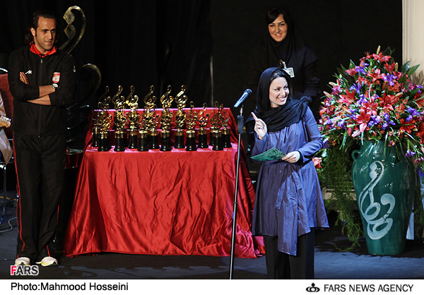عکس های شیلا خداداد در جشن دنیای تصویر