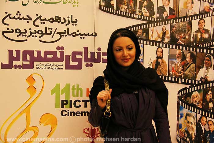 عکس های شیلا خداداد در جشن دنیای تصویر