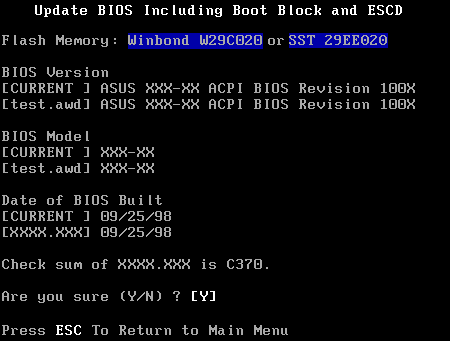 نحوه نصب و آپدیت BIOS مادربوردهای Asus