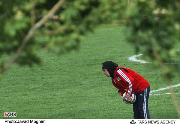عكس هایی از تمرین تیم ملی فوتبال بانوان ایران