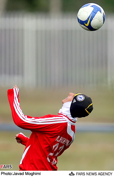 عكس هایی از تمرین تیم ملی فوتبال بانوان ایران
