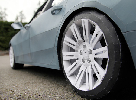 اتومبیل آئودی ساخته شده از کاغذ (عکس)