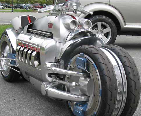 Dodge Tomahawk موتور سیکلتی با سرعت 670 کیلومتر در ساعت