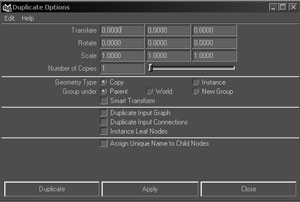 گزینهDuplicate input graph