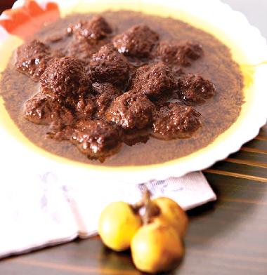 خورش فسنجان با رب ازگیل