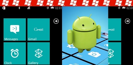 لانچر ویندوز سون برای اندروید Windows Phone 7 Launcher Pro