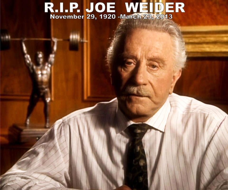 Joe weider Joe weider