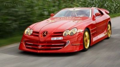 مرسدس بنز مك لارن طلايي