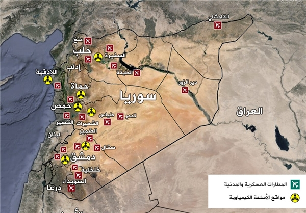 اهداف احتمالی آمریکا برای حمله به سوریه+تصاویر