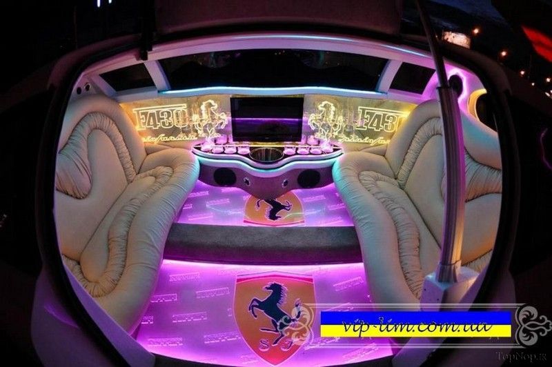 ساخت فراری f_403 لیموزین از پژو 406 قدیمی