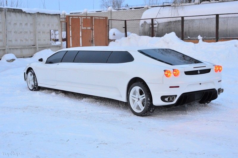 ساخت فراری f_403 لیموزین از پژو 406 قدیمی