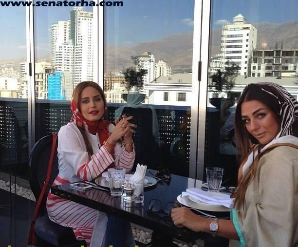 الناز شاکردوست همراه دوستش
