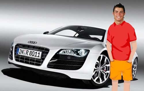 خودرو 10 بازیکن معروف