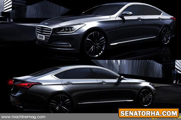 آغاز فروش سدان هیوندای جنسیس جدید در اروپا از سال 2014 آغاز فروش سدان هیوندای جنسیس جدید در اروپا از سال 2014