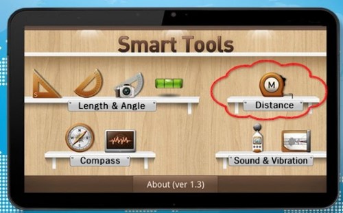 تعیین فاصله شما تا اجسام با نرم افزار اندروید Smart Distance Pro
