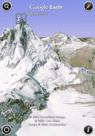 نرم افزار گوگل ارت مخصوص آیفون Google Earth 3.2 iPhone, iPod touch, and iPad