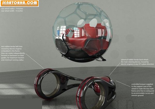 خودروی حبابی برای خیابان های آینده