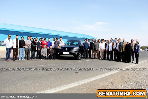 تست جاده ای خودرو رنو کولئوس انجام شد