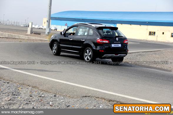 تست جاده ای خودرو رنو کولئوس انجام شد