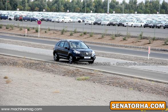 تست جاده ای خودرو رنو کولئوس انجام شد