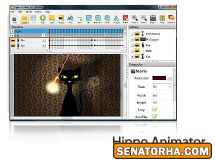 دانلود Hippo Animator v3.8.5303 - نرم افزار طراحی و ساخت انیمیشن وب سایت
