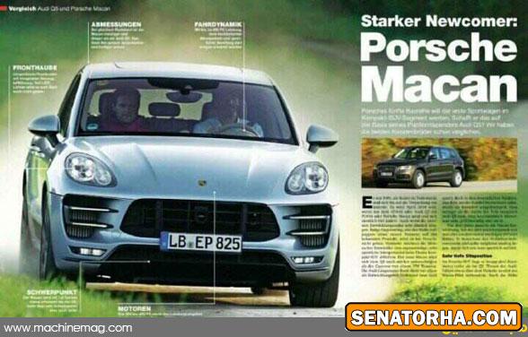 پورشه ماکان برای اولین بار بدون پوشش دیده شد