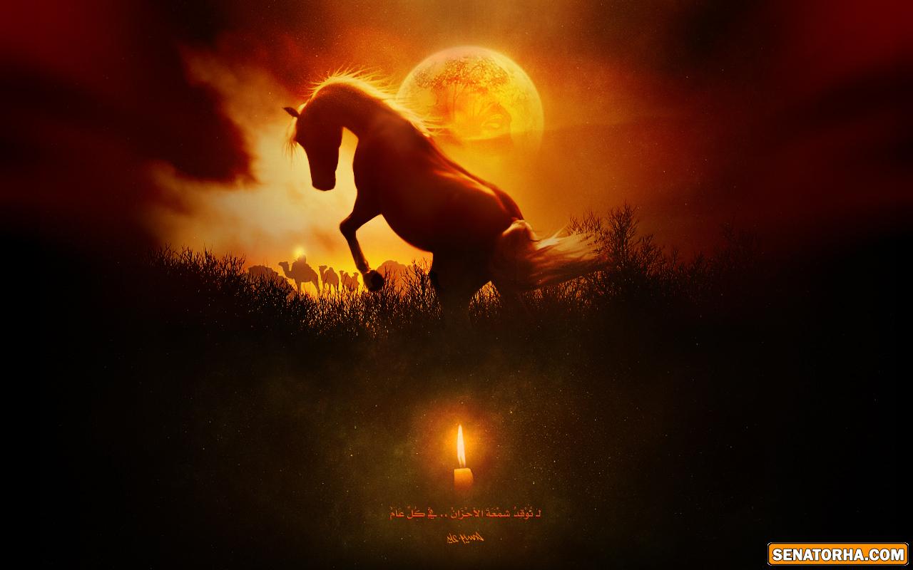 عزاداري و خودكشي اسب امام حسين