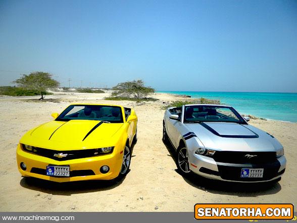 حضور پررنگ خودروهای آمریکایی در جزیره کیش