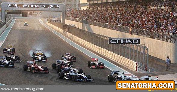 هواپيمايي اتحاد حامي مسابقات فرمول يك ابوظبي هواپيمايي اتحاد حامي مسابقات فرمول يك ابوظبي