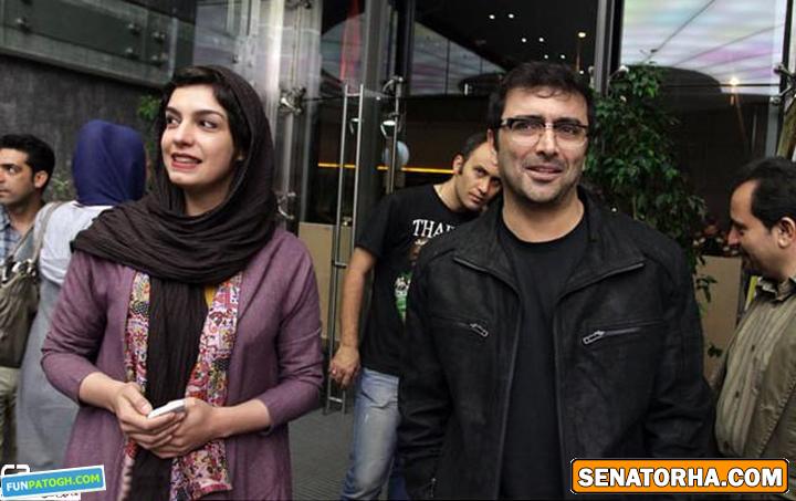 امین زندگانی و همسرش+عکس