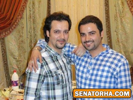 مهدی سلوکی در کنار برادرش