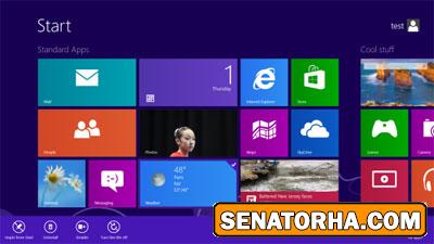 فعال کردن قابلیت Live tile در ویندوز 8