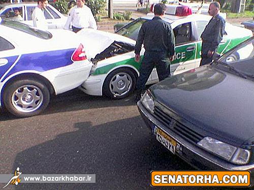 تصادفات خودرو پلیس