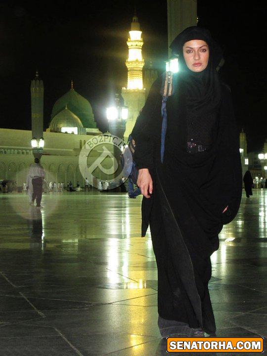 عكس مهناز افشار در مدینه