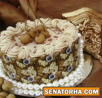 کیک قهوه با کاکائو