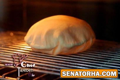 طرز تهیه نان لبنانی