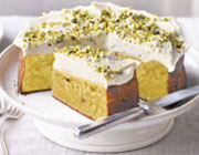 آشنایی با روش تهیه‌ی کیک هلو با شکلات سفید