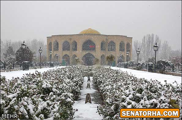 عکس های زیبا ودیدنی از بارش برف در تبریز
