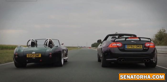 کلیپ AC Cobra Vs Jaguar XKR-S