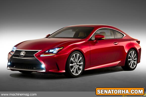 لکسس rc کوپه با رنگی متفاوت در راه دیترویت